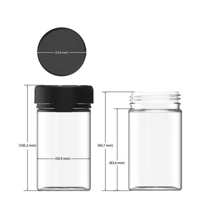 Chubby Gorilla 5oz Aviator CR Plastic Jar Containers w/ Inner Seal - Various Colors - (Various Counts)-Aviator Containers-BeastBranding