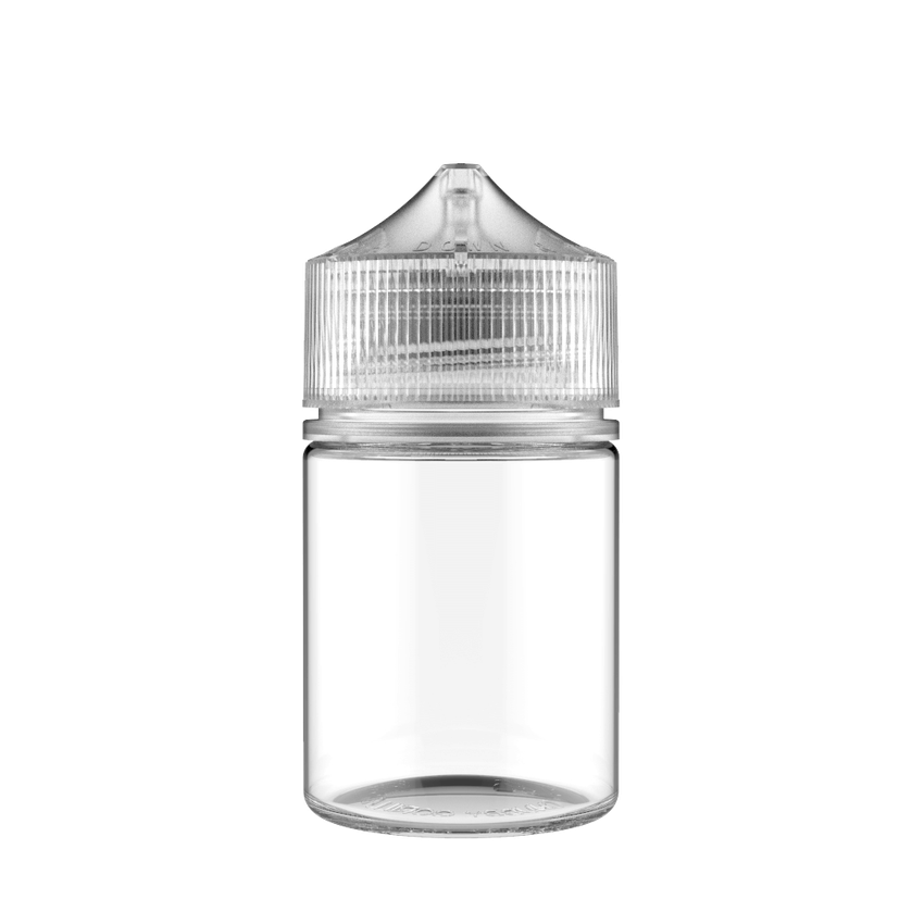 Chubby Gorilla 60ML Stubby Unicorn Plastic Squeeze Bottle PET CR - Various Colors - (500 Count)-Dropper Bottles-BeastBranding