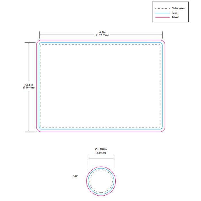 Chubby Gorilla 8oz Aviator CR Plastic Jar Containers w/ Inner Seal - Various Colors - (Various Counts)-Aviator Containers-BeastBranding