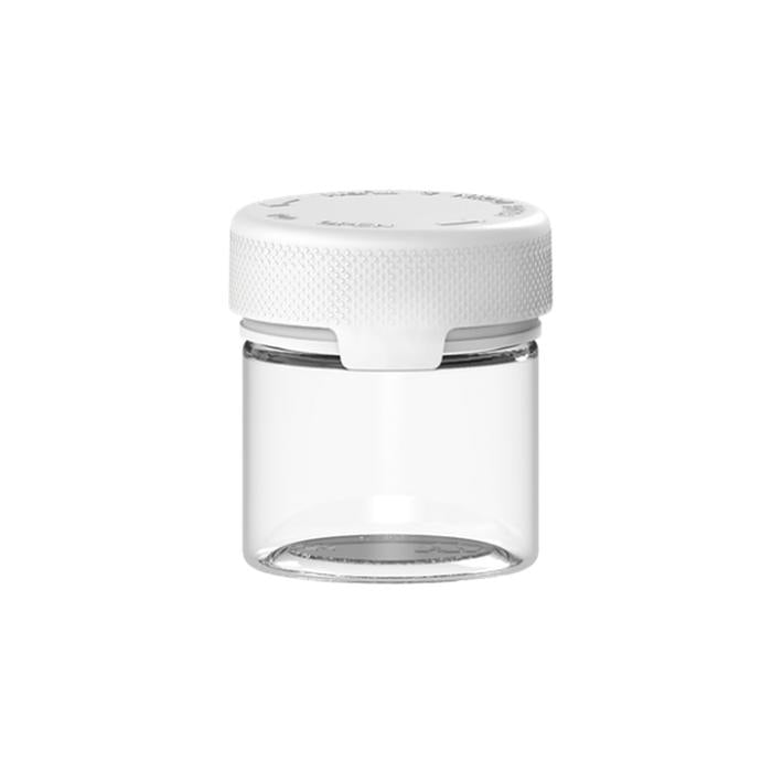 Chubby Gorilla Translucent 2oz Aviator CR Plastic Jar Containers w/ Inner Seal - Various Colors - (500 Count)-Dropper Bottles-BeastBranding