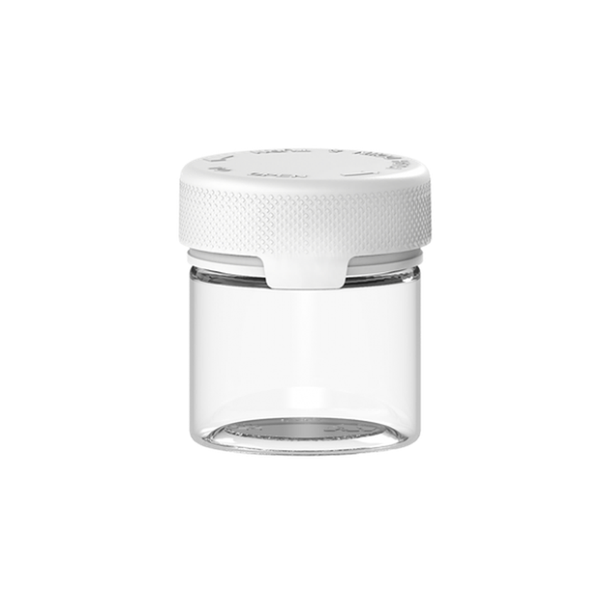 Chubby Gorilla Translucent 2oz Aviator CR Plastic Jar Containers w/ Inner Seal - Various Colors - (500 Count)-Dropper Bottles-BeastBranding