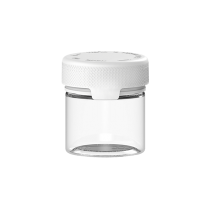 Chubby Gorilla Translucent 2oz Aviator CR Plastic Jar Containers w/ Inner Seal - Various Colors - (500 Count)-Dropper Bottles-BeastBranding