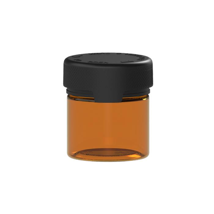 Chubby Gorilla Translucent 2oz Aviator CR Plastic Jar Containers w/ Inner Seal - Various Colors - (500 Count)-Dropper Bottles-BeastBranding