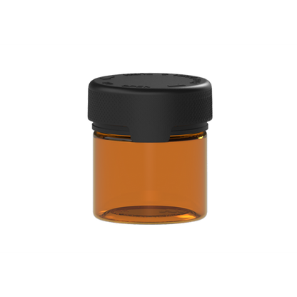 Chubby Gorilla Translucent 2oz Aviator CR Plastic Jar Containers w/ Inner Seal - Various Colors - (500 Count)-Dropper Bottles-BeastBranding