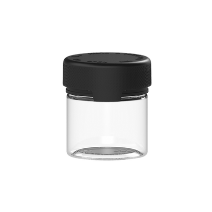 Chubby Gorilla Translucent 2oz Aviator CR Plastic Jar Containers w/ Inner Seal - Various Colors - (500 Count)-Dropper Bottles-BeastBranding