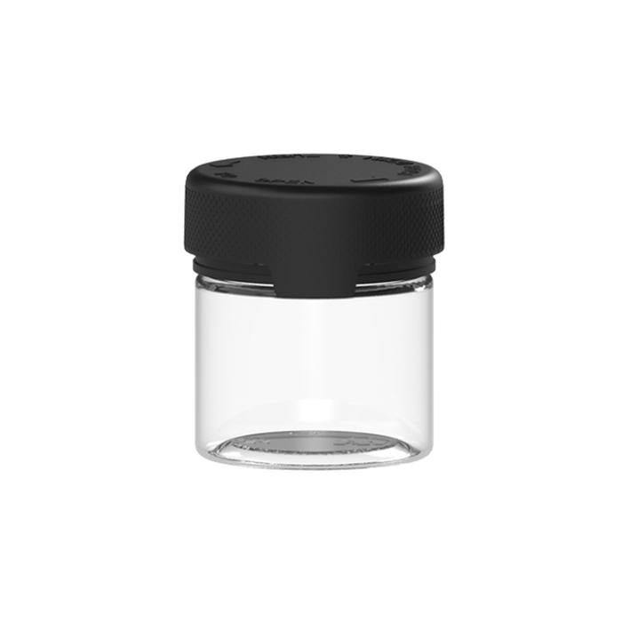 Chubby Gorilla Translucent 2oz Aviator CR Plastic Jar Containers w/ Inner Seal - Various Colors - (500 Count)-Dropper Bottles-BeastBranding