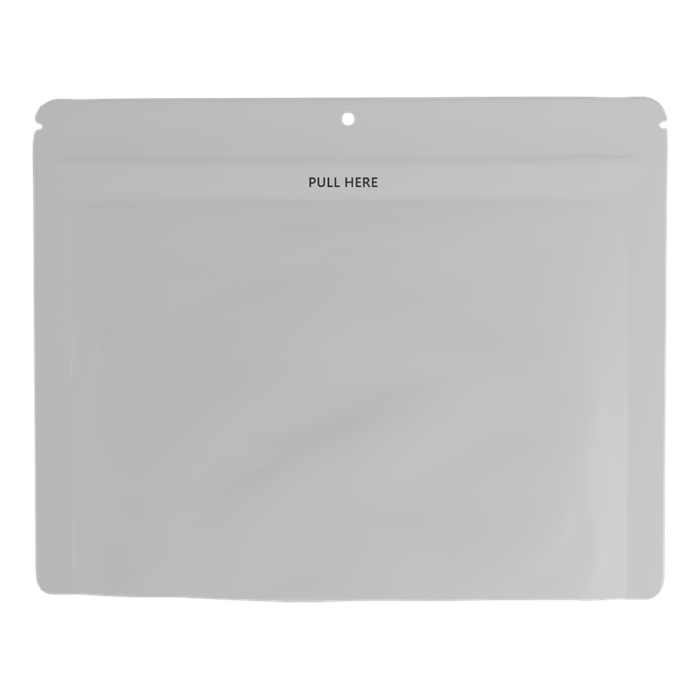 Clutch N Pull 9" Tall x 11.9" Wide Mylar Exit Bag - Child Resistant Pending - Opaque Black or White (50, 100 or 300 Count)-Mylar Smell Proof Bags-BeastBranding