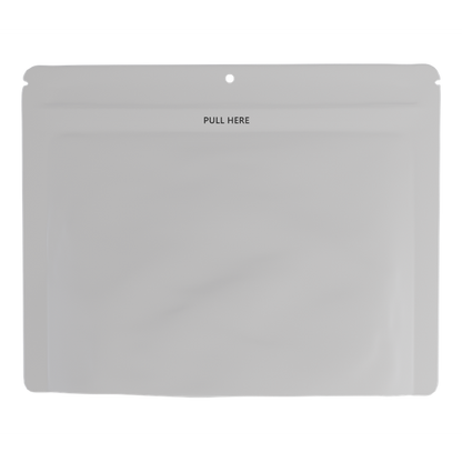 Clutch N Pull 9" Tall x 11.9" Wide Mylar Exit Bag - Child Resistant Pending - Opaque Black or White (50, 100 or 300 Count)-Mylar Smell Proof Bags-BeastBranding