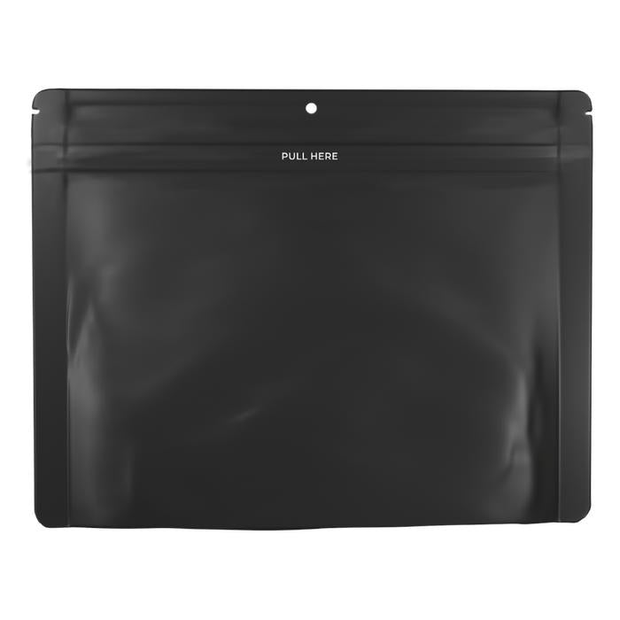 Clutch N Pull 9" Tall x 11.9" Wide Mylar Exit Bag - Child Resistant Pending - Opaque Black or White (50, 100 or 300 Count)-Mylar Smell Proof Bags-BeastBranding