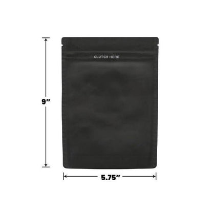 Clutch N Pull Mylar Bag 1 Oz - 28 Grams - Child Resistant - Opaque Black or White - (1000 to 50,000 Count)-Mylar Smell Proof Bags-BeastBranding