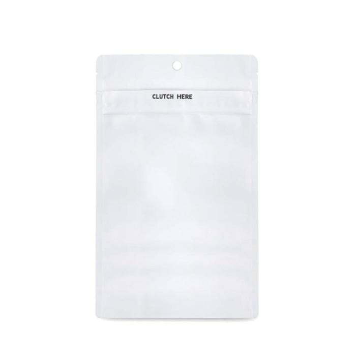 Clutch N Pull Mylar Bag - 1/2 Oz - 14 Grams - Child Resistant (CR) - Opaque Black or White - (1000 to 50,000 Count)-Mylar Smell Proof Bags-BeastBranding