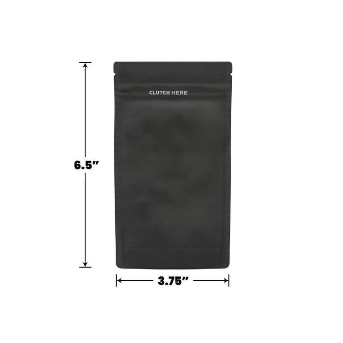 Clutch N Pull Mylar Bag - 1/4 Oz - 7 Grams - Child Resistant - Opaque Black or Opaque White - (1000 to 50,000 Count)-Mylar Smell Proof Bags-BeastBranding