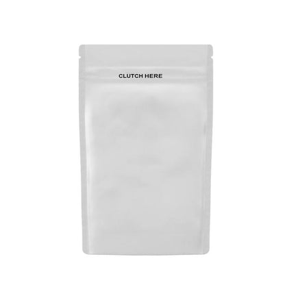 Clutch N Pull Mylar Bag - 1/4 Oz - 7 Grams - Child Resistant - Opaque Black or Opaque White - (1000 to 50,000 Count)-Mylar Smell Proof Bags-BeastBranding