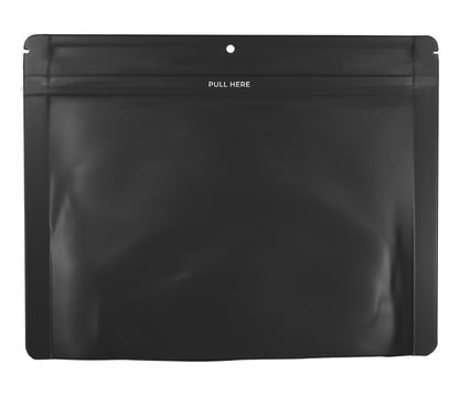 Grip N Pull 12" x 9" Mylar Exit Bag - Child Resistant Pending - Opaque Black or White (50, 100 or 300 Count)-Mylar Smell Proof Bags-BeastBranding