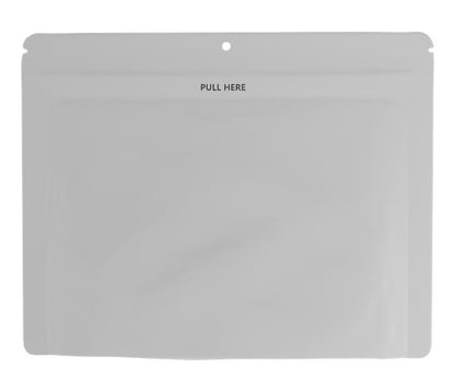 Grip N Pull 12" x 9" Mylar Exit Bag - Child Resistant Pending - Opaque Black or White (50, 100 or 300 Count)-Mylar Smell Proof Bags-BeastBranding