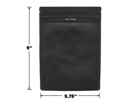 Grip N Pull Mylar Bag 1 Oz - 28 Grams - Child Resistant - Opaque Black or White - (100 to 50,000 Count)-Mylar Smell Proof Bags-BeastBranding