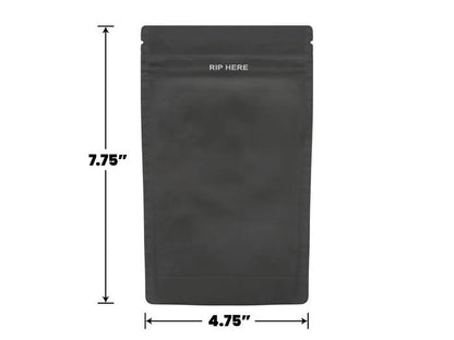 Grip N Pull Mylar Bag - 1/2 Oz - 14 Grams - Child Resistant - Opaque Black or White - (100 to 50,000 Count)-Mylar Smell Proof Bags-BeastBranding