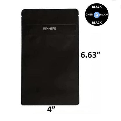 Grip N Pull Mylar Black Bag Starter Kit - 4 Sizes - (500 Bags Per Size)-Mylar Smell Proof Bags-BeastBranding