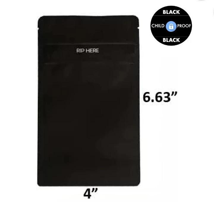 Grip N Pull Mylar Black Bag Starter Kit - 4 Sizes - (500 Bags Per Size)-Mylar Smell Proof Bags-BeastBranding