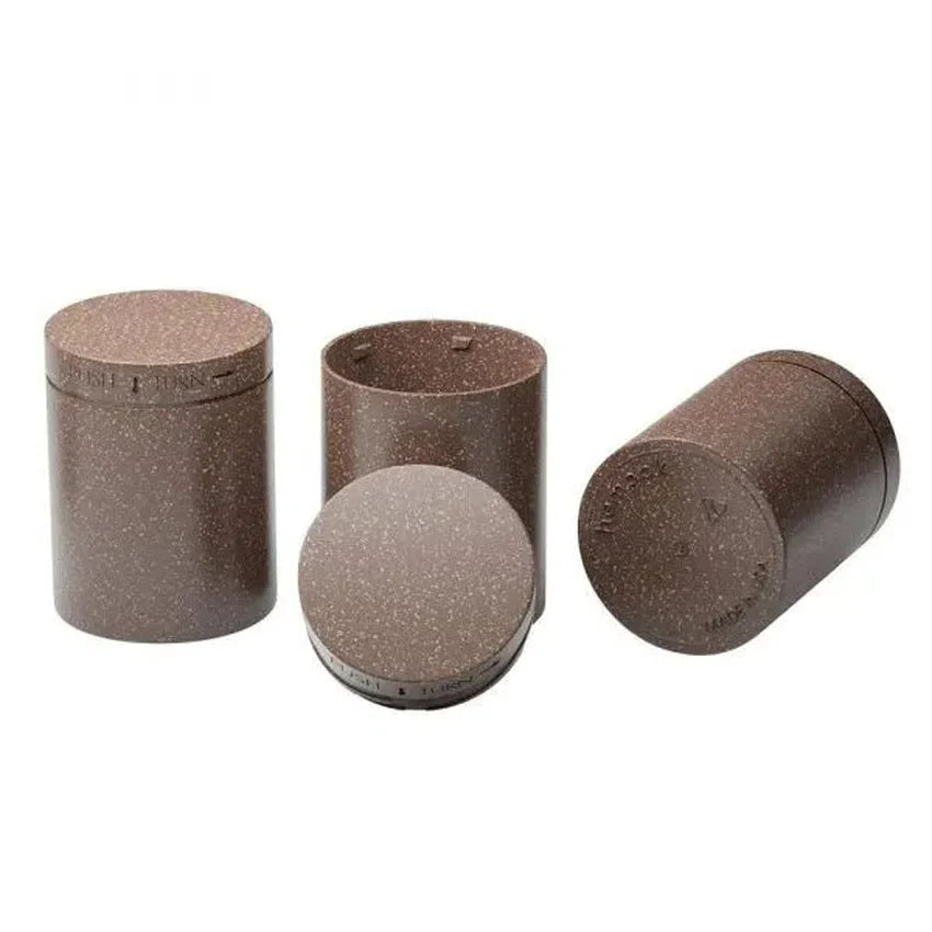 Hempak Blank Biodegradable Hemp Jar With Child Resistant Lid - 4oz - (125 Count Per Case)-Glass Jars