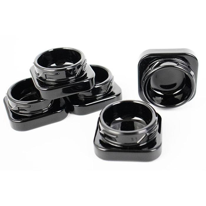 Humidi.co 9ml Square Concentrate Jars - Sustainable & Compostable - Lids Not Included - (400 Count Per Case)-Concentrate Containers and Accessories-BeastBranding