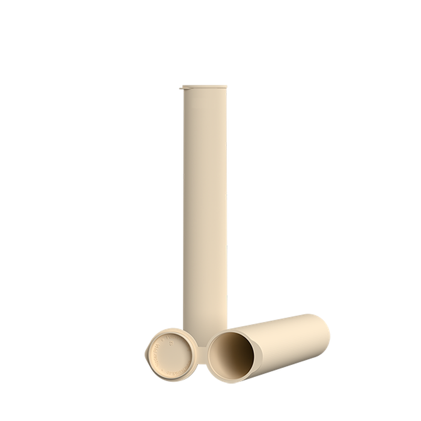 Humidi.co Natural 116mm Pop Top Vials - Sustainable & Compostable (800 Count Per Case)-Joint Tubes & Blunt Tubes