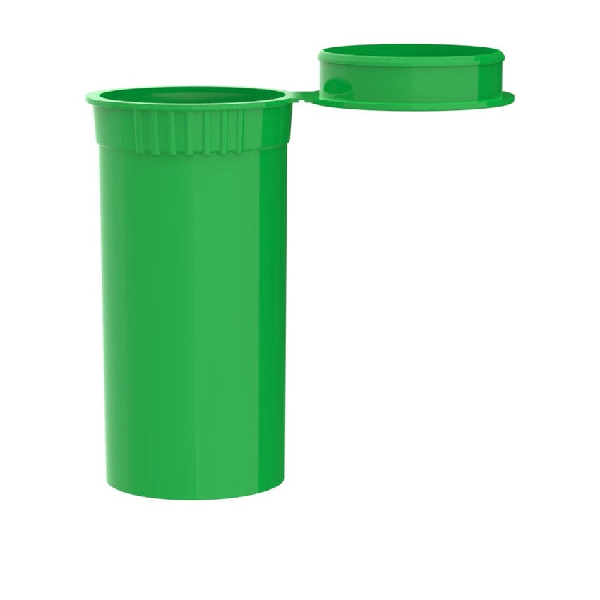 Intertech 13 Dram Pop Top Vial - Lime Green - (21,312 Count Per Pallet)-Pop Top Vials