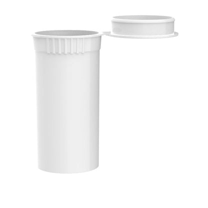 Intertech 13 Dram Pop Top Vial - White - (21,312 Count Per Pallet)-Pop Top Vials
