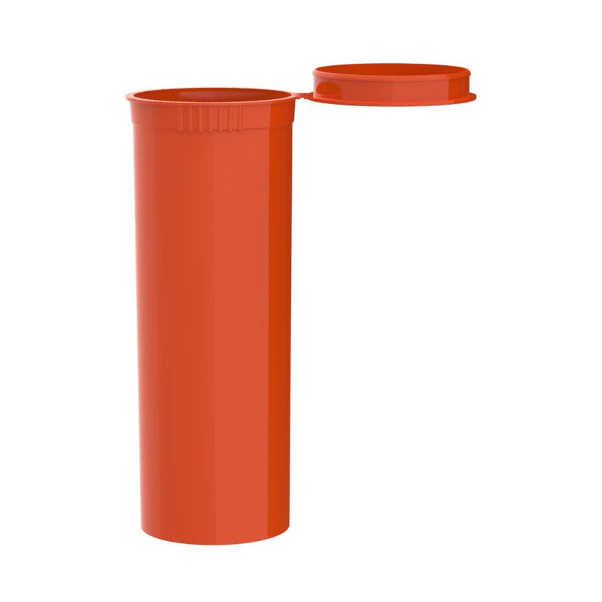 Intertech 60 Dram Pop Top Vial - 1/2 Oz - Orange - (4,608 Count Per Pallet)-Pop Top Vials