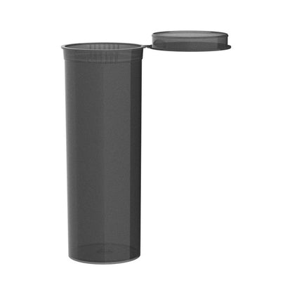 Intertech 60 Dram Pop Top Vial - 1/2 Oz - Translucent Smoke - (4,608 Count Per Pallet)-Pop Top Vials