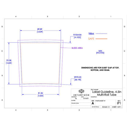 Intertech 7 King Size Tube 116mm x 30mm - Black - (18,000 Tubes Per Pallet)-Tubes-BeastBranding