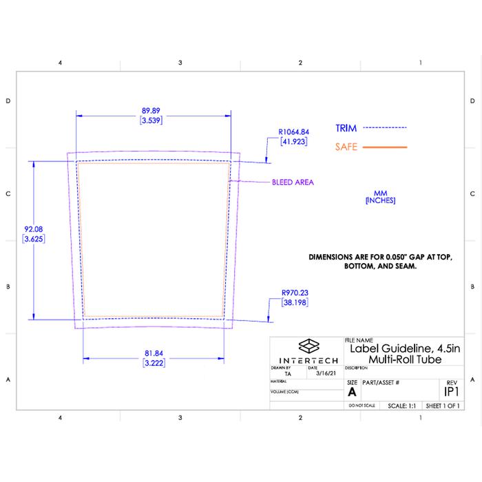 Intertech 7 King Size Tube 116mm x 30mm - Clear - (18,000 Tubes Per Pallet)-Tubes-BeastBranding