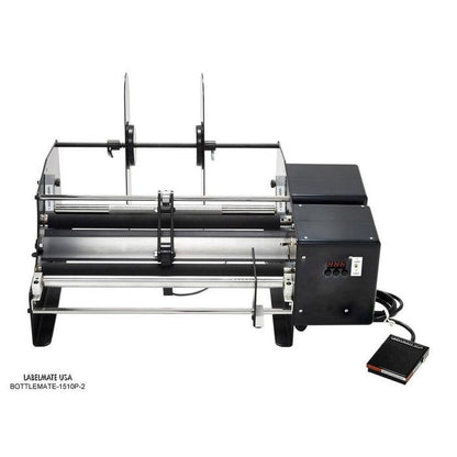 Labelmate Automatic Bottle/Jar Label Applicator, 15" wide. 2 labels per bottle - BOTTLEMATE-1510P-2-Applicators-BeastBranding