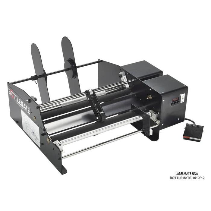 Labelmate Automatic Bottle/Jar Label Applicator, 15" wide. 2 labels per bottle - BOTTLEMATE-1510P-2-Applicators-BeastBranding