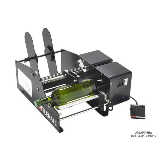 Labelmate Automatic Bottle/Jar Label Applicator, 9" wide - BOTTLEMATE-910P-2-Applicators-BeastBranding