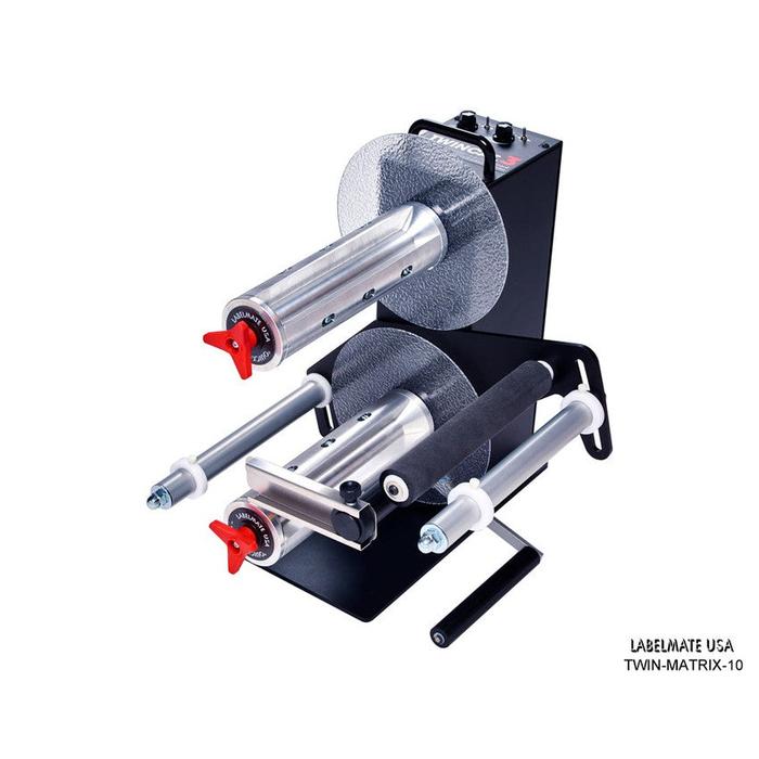 Labelmate In-Line Matrix Removal Rewinder. Media up to 10.5" wide TWIN-MATRIX-10-Matrix Removal Systems-BeastBranding
