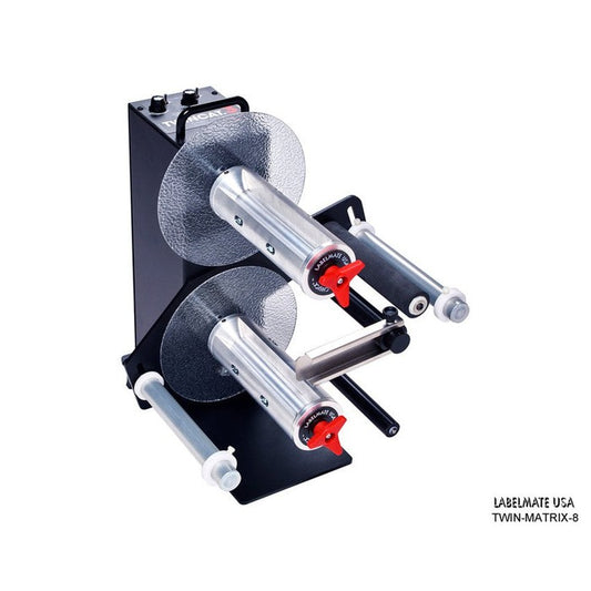 Labelmate In-Line Matrix Removal Rewinder. Media up to 8.5" wide TWIN-MATRIX-8-Matrix Removal Systems-BeastBranding