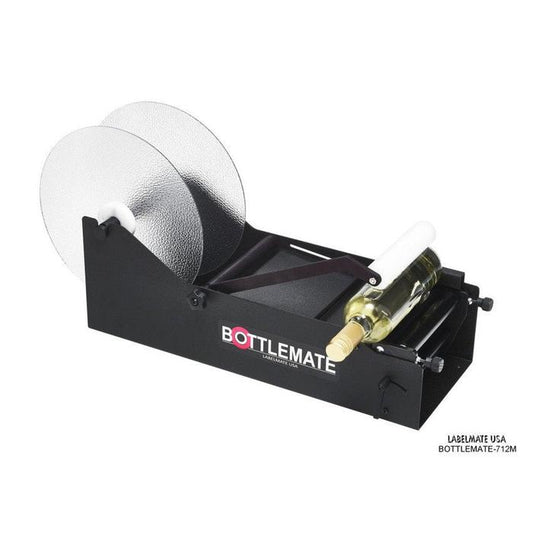 Labelmate Manual Bottle/Jar Label Applicator, 7" wide. 1 label per bottle - BOTTLEMATE-712M-Applicators-BeastBranding