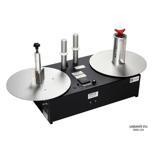 Labelmate Reel-to-Reel Rewinder, for media up to 6.5" wide and roll diameters up to 13" RRR-330-Rewinders-BeastBranding