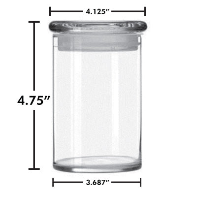 Libbey 22oz Fat Body Display Jar with Lid - (1 Count)-Glass Jars-BeastBranding