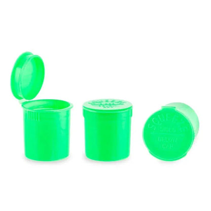 Loud Lock 6 Dram Pop Top Vial - Green - (600 Count)-Pop Top Vials-BeastBranding