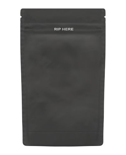 Loud Lock Grip N Pull Mylar Pouch Bag 1/2 Oz - 14 Grams - Child Resistant - Opaque Black or White - (Various Counts)-Mylar Bags-BeastBranding
