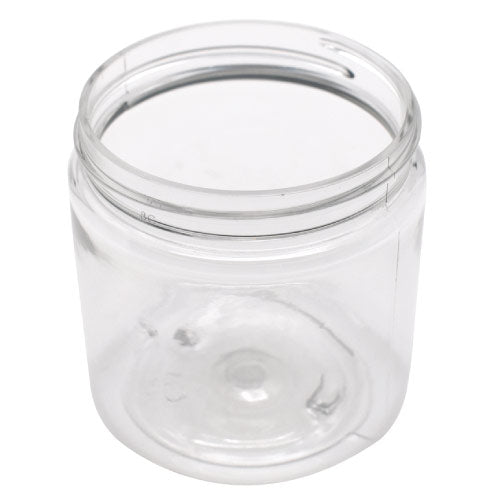 MASTER-STOCK 4 oz Clear Pet Plastic Single Wall Jar-Glass Jars-BeastBranding