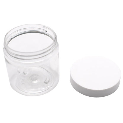 MASTER-STOCK 4 oz Clear Pet Plastic Single Wall Jar-Glass Jars-BeastBranding
