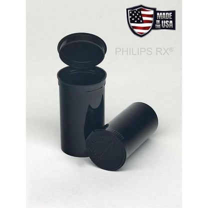 MJ 19 Dram Pop Top Vial - 1/8 Oz - Child Resistant - Vial With Labels & Application-Pop Top Vials-BeastBranding