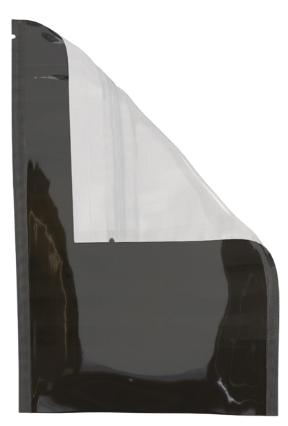 Mylar Bag Black/Clear - 1 Gram - 4.11" x 3.32" - (100 to 50,000 Count)-Mylar Smell Proof Bags-BeastBranding