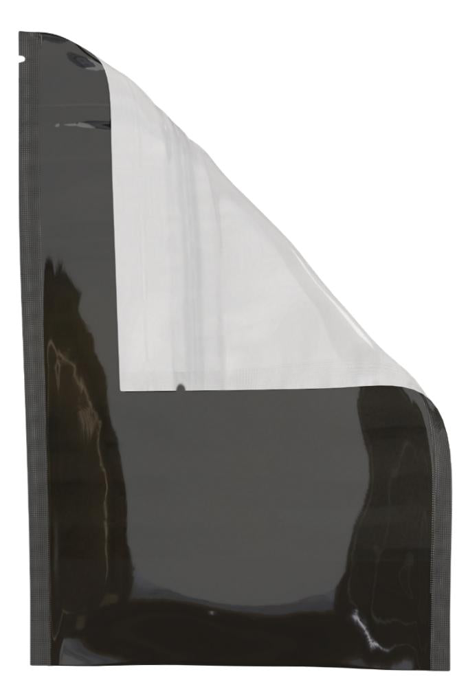 Mylar Bag Black/Clear - 1 Gram - 4.11" x 3.32" - (100 to 50,000 Count)-Mylar Smell Proof Bags-BeastBranding