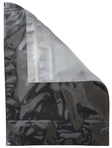 Mylar Bag Black/Clear - 1 Lb - 448 Grams - 14" x 19" - (100 - 1000 Count)-Mylar Smell Proof Bags-BeastBranding