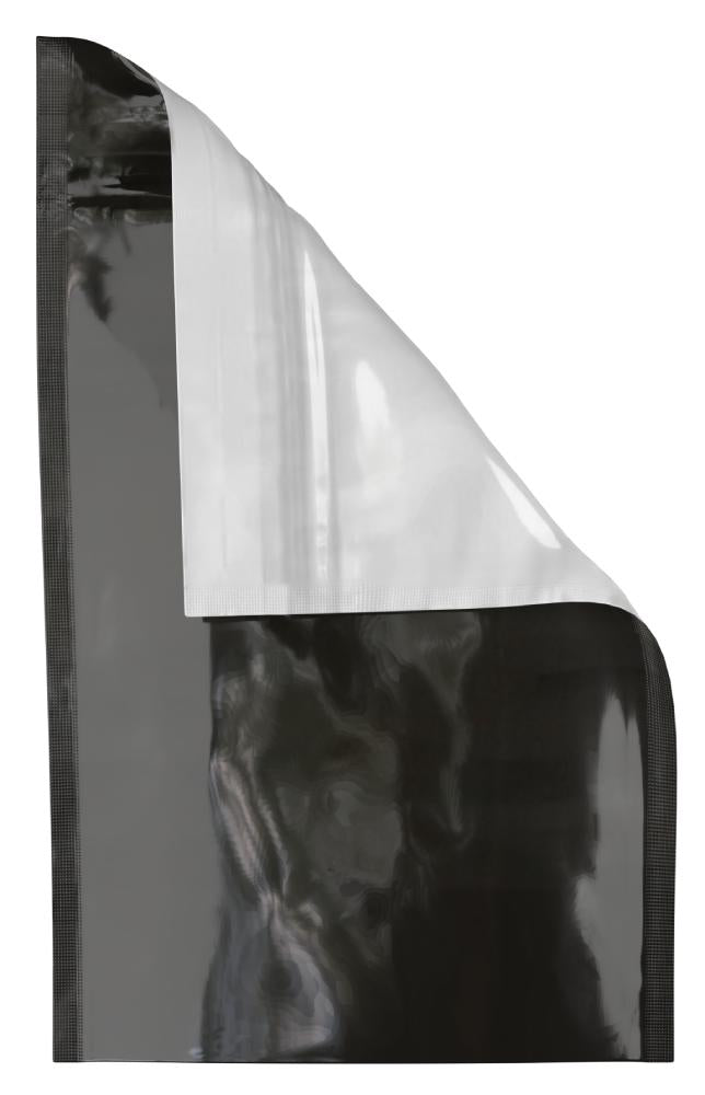 Mylar Bag Black/Clear - 1 Oz - 28 Grams - 5.9" x 9" - (100 to 50,000 Count)-Mylar Smell Proof Bags-BeastBranding