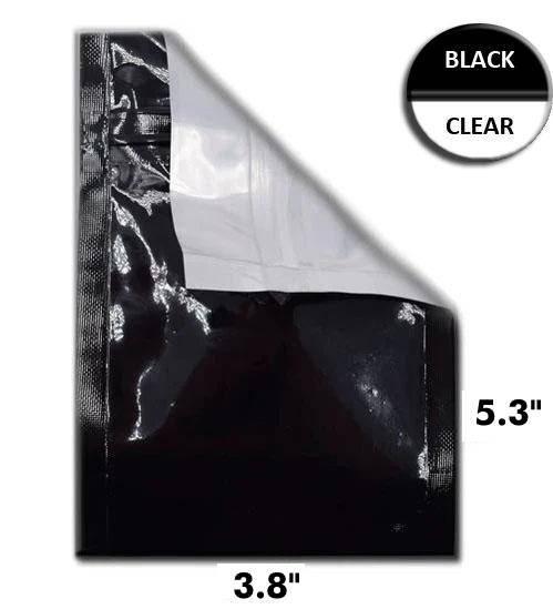 Mylar Bag Black/Clear Starter Kit - 5 Sizes - (500 Bags Per Size)-Mylar Smell Proof Bags-BeastBranding